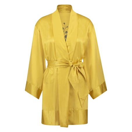 Kimono Satin Flower, Yellow
