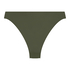 Luxe High-Leg Bikini Bottoms, Green