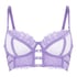 Nienke Non-Padded Underwired Longline Bra, Purple
