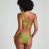 Holbox Highleg Bikini Bottom, Green