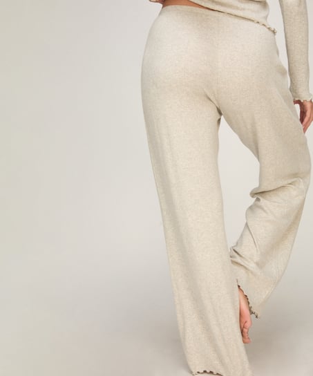 Pants Loose Pointelle, Gray