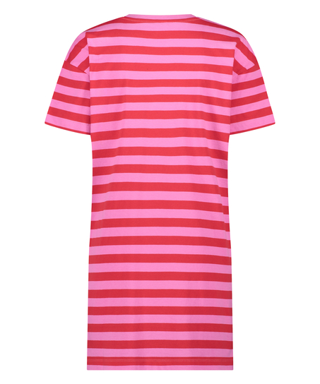 Round Neck Nightshirt, Pink