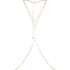 Harness body chain, Yellow