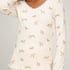 Pointelle Pyjama Top, White