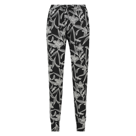 Jersey Pyjama Pants, Black