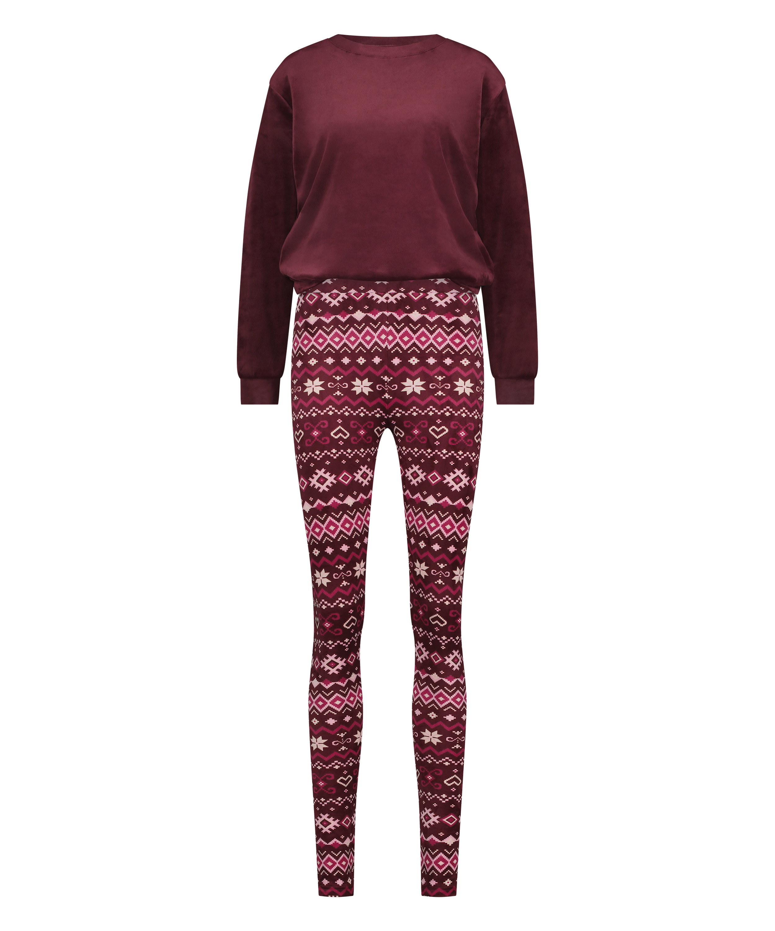 Pyjamaset with Bag, Red, main