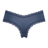 V-Shaped Microfibre Brazilian, Blue