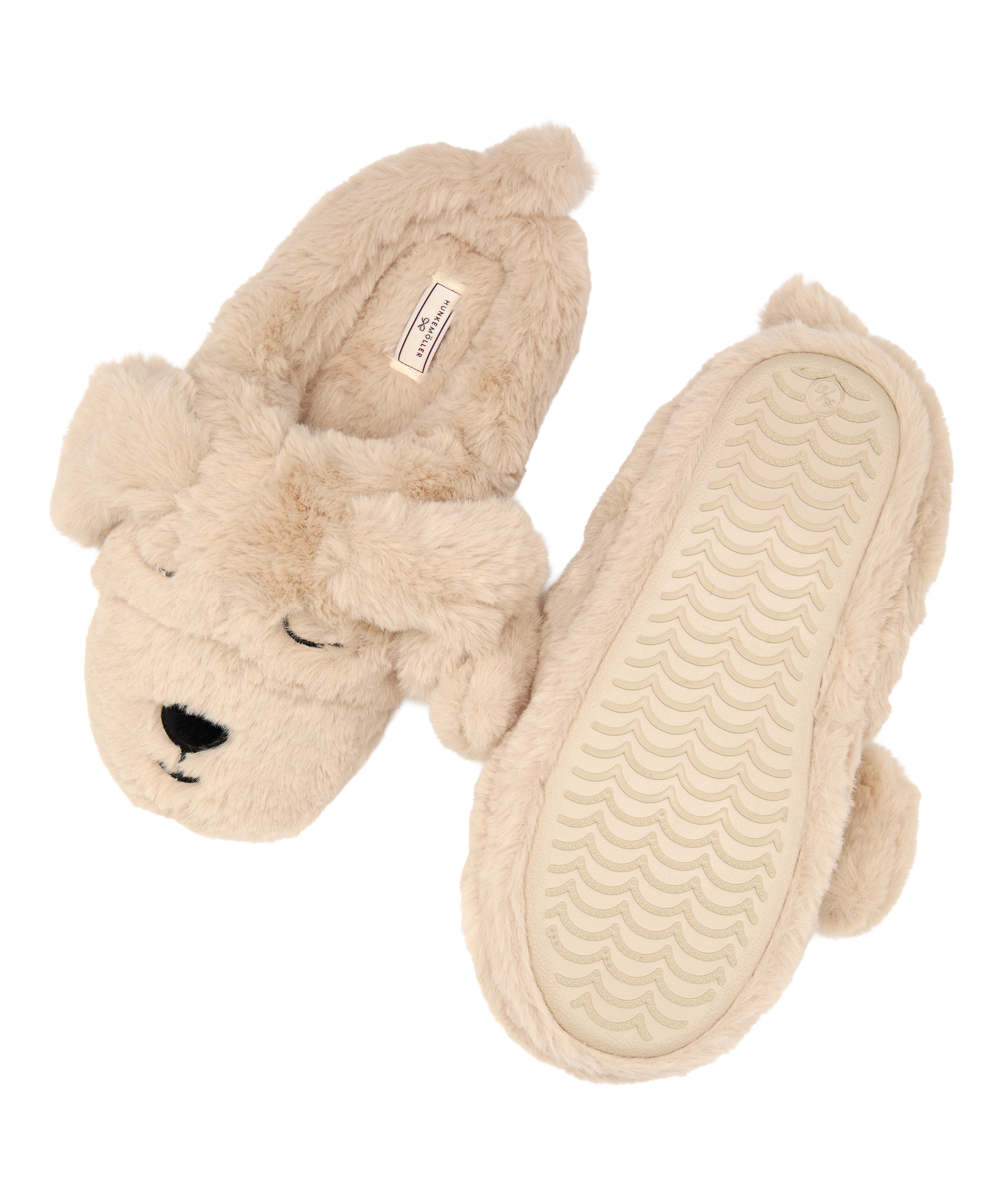 Slippers Dog Slippers, Beige, main