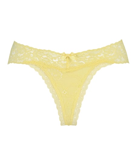 Madison Extra Low Thong, Yellow