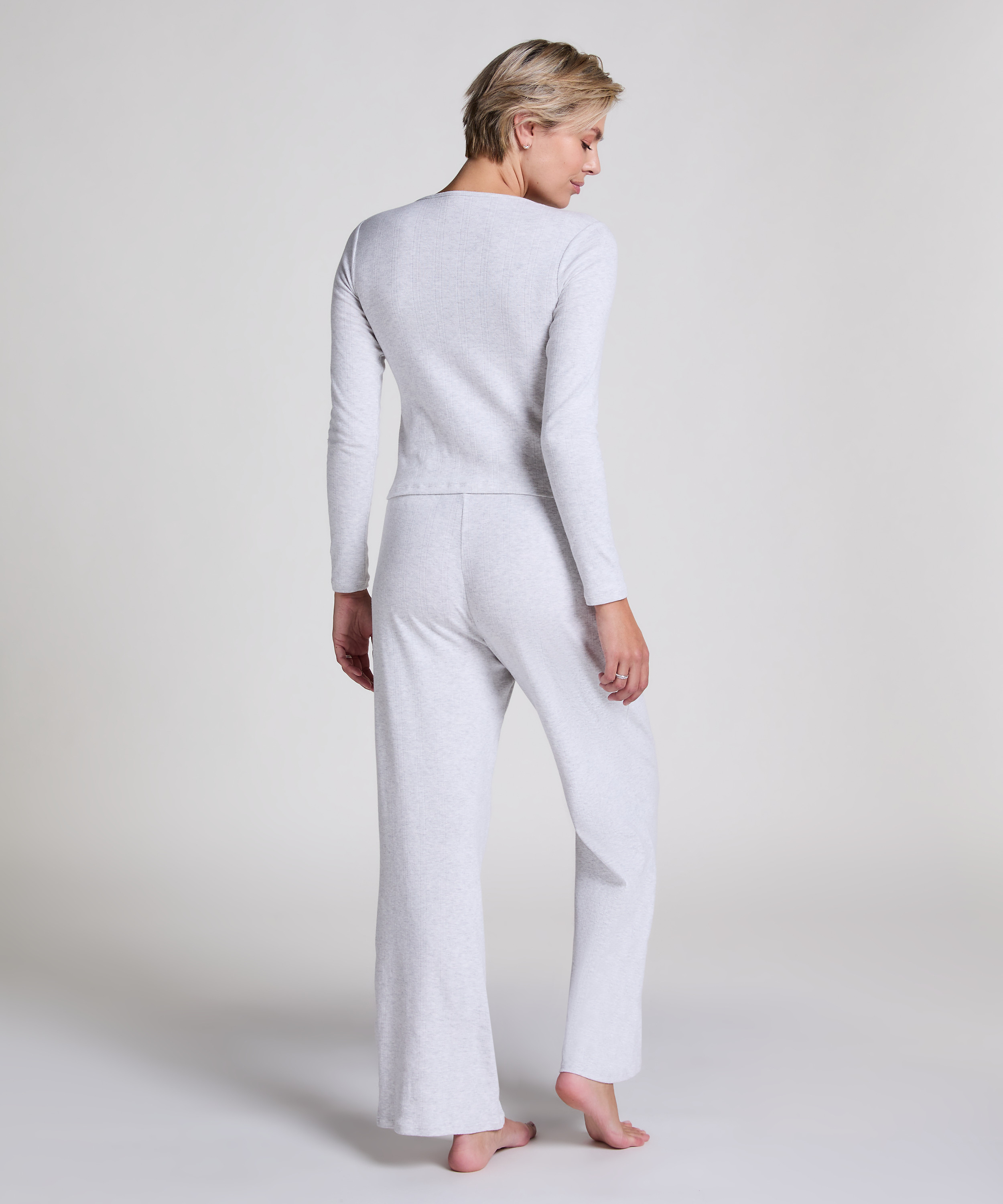 Pyjama Top, Gray, main