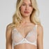 Non-Padded Underwired Longline Bra Peonie, White