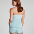 Velvet lace shorts, Green