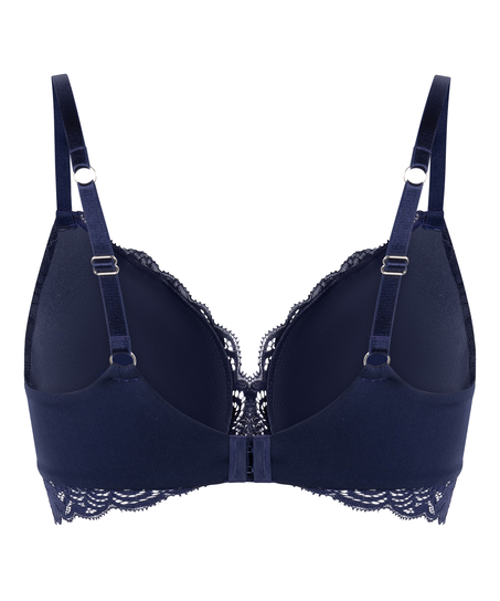 Andrea Padded Non-Wired Bra, Blue
