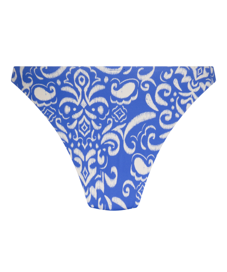 Cancun High Leg Bikini Bottom, Blue