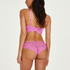 Shiloh Padded Longline Non-Underwired Bra, Pink