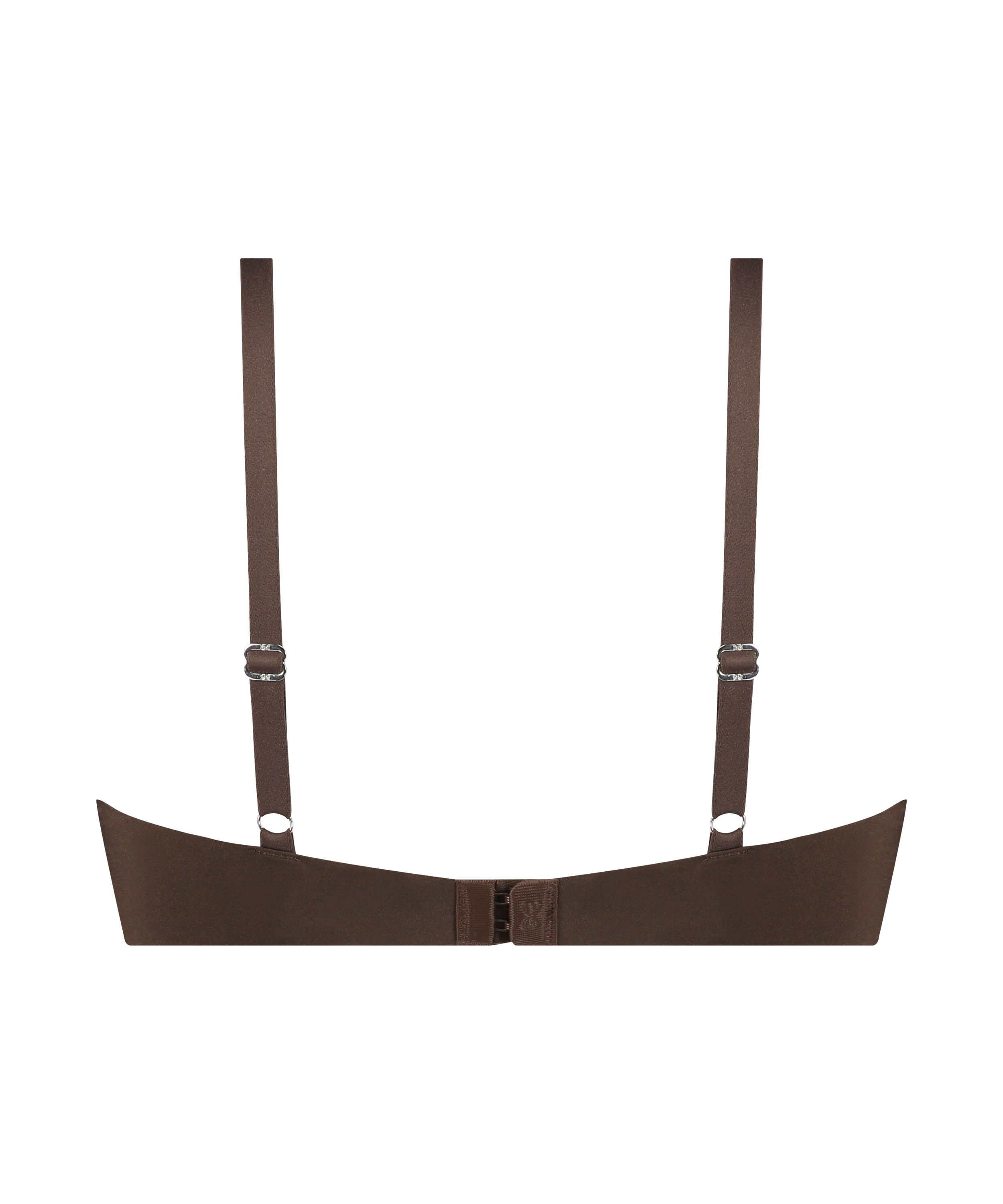 Smooth Padded Underwired Bra, Brown, main