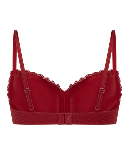 Lola Padded Underwired Bra, Red