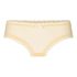 V-shaped Brazilian knickers mesh, Yellow