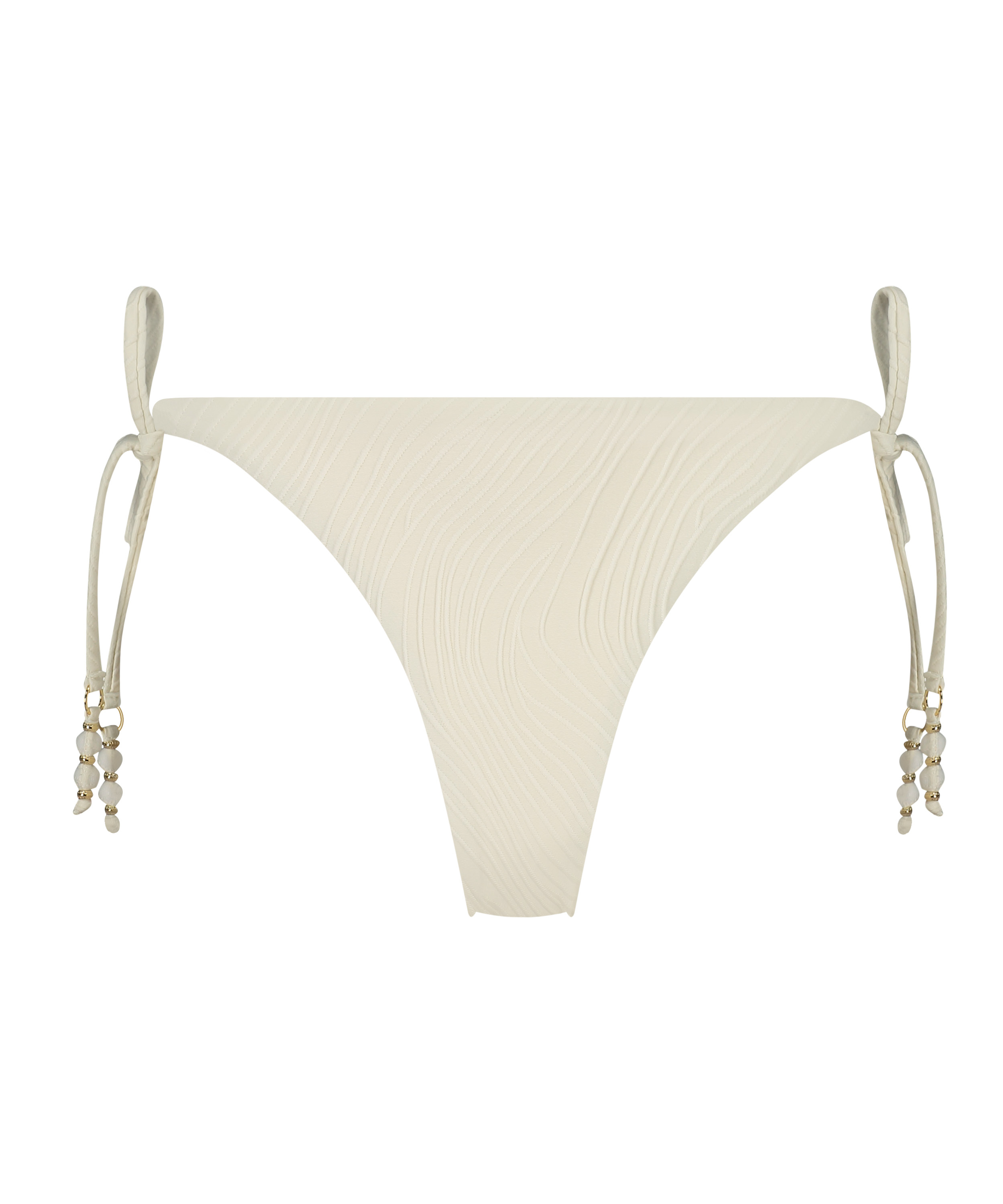 Cozumel High-Leg Bikini Bottoms, White, main
