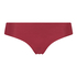 Invisible cotton thong, Red