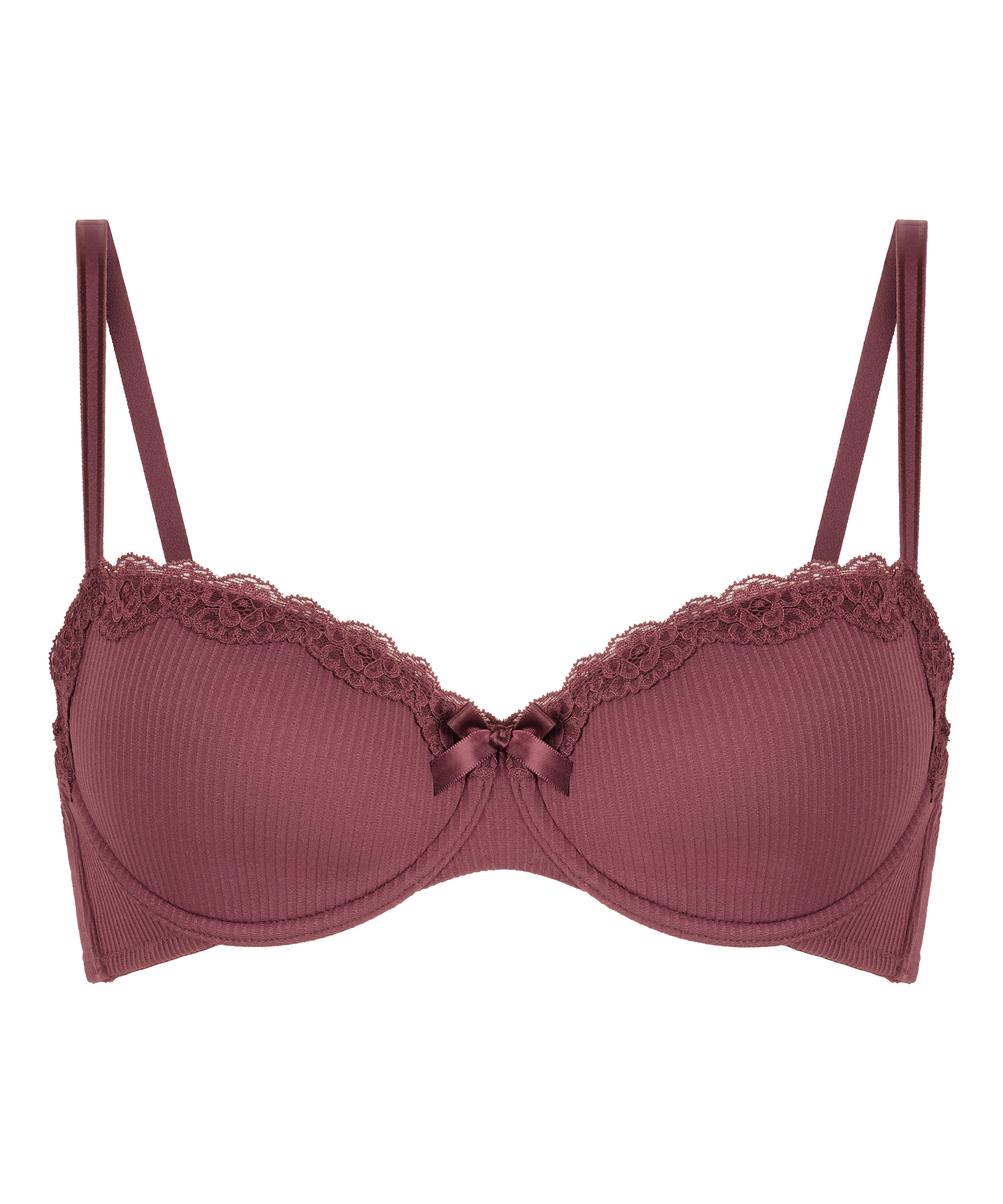Lola Padded Underwired Bra, Purple, main