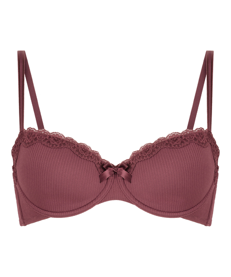 Lola Padded Underwired Bra, Purple