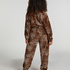 Flannel Fleece Onesie, Beige