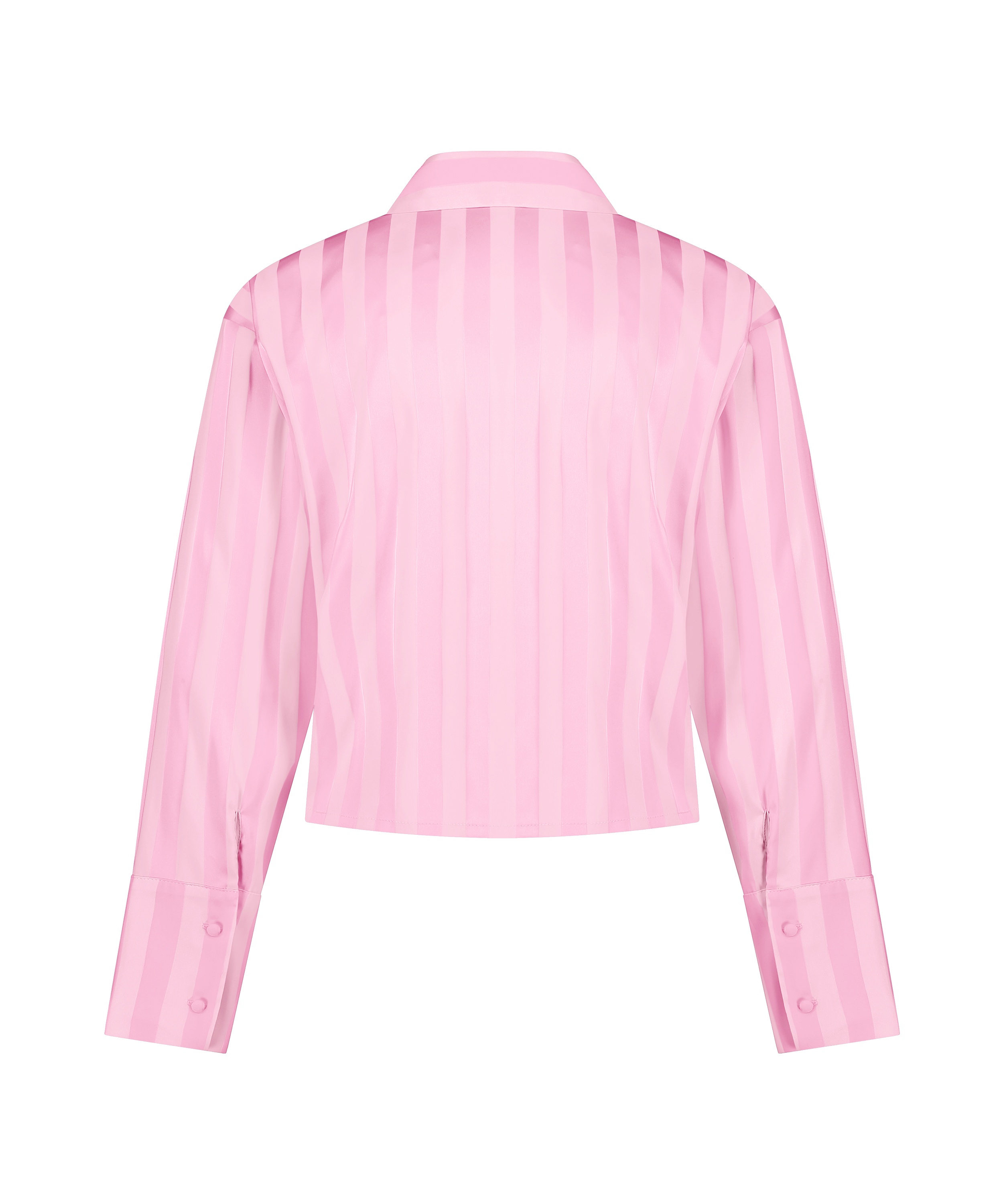Satin Long-Sleeved Jacket, Pink, main