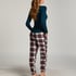Flannel Pyjama Pants, White