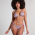 Cali Highleg Bikini Bottom, Pink