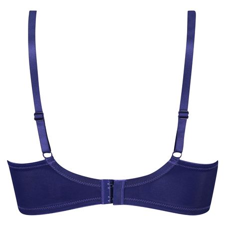 Nealie Non-Padded Underwired Minimizer Bra, Blue