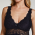 Nora Lace Slip Dress, Black