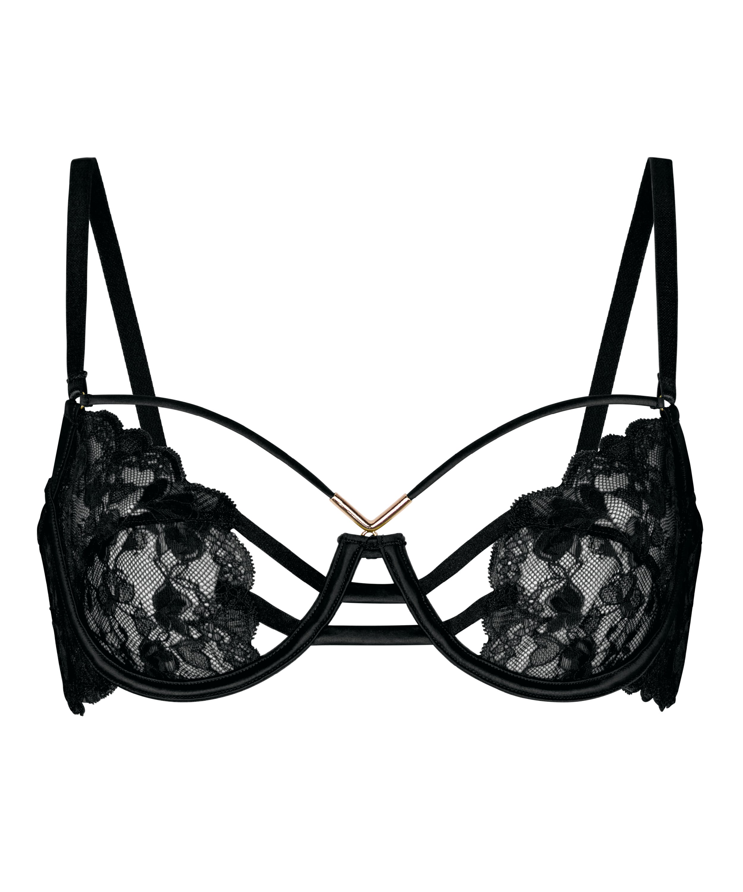 Non-Padded Underwired Bra Zara, Black, main