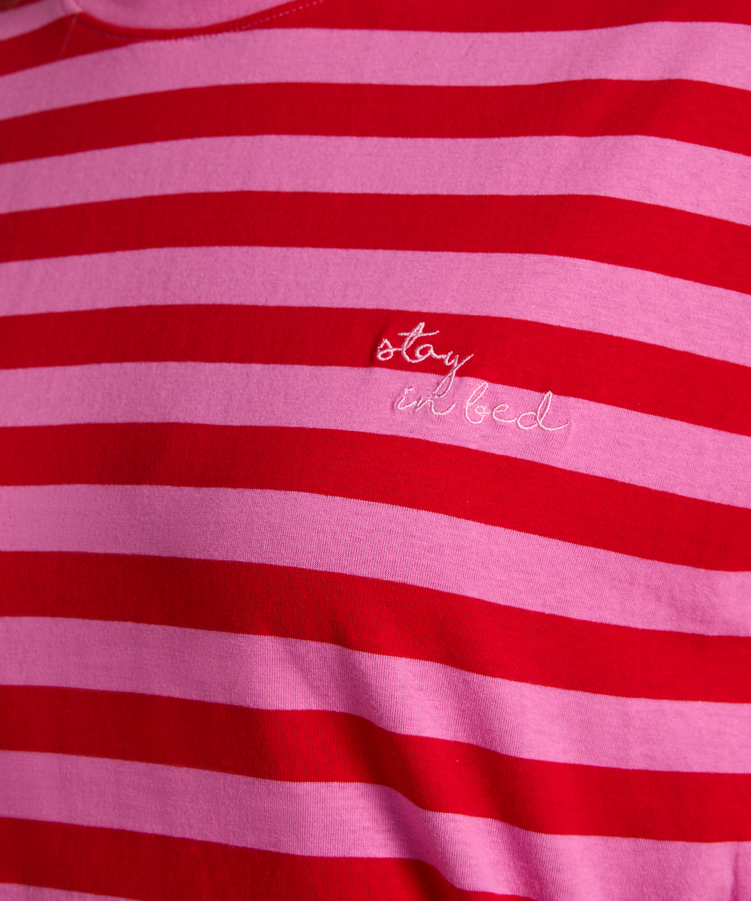 Round Neck Nightshirt, Pink, main