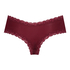 V-Shaped Microfibre Brazilian, Red