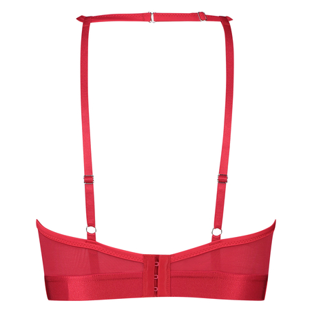 Tomei Non-Padded Underwired Bra, Red