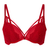 Whitney Padded Underwired Maximizer Bra, Red