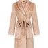 Robe Short Fleece, Beige