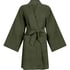 Waffle Bathrobe, Green