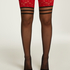 30 Denier Valentina stay-ups, Red