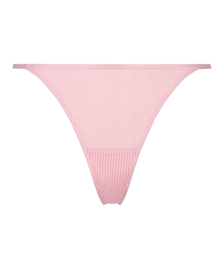 Kaiden High Leg Thong, Pink