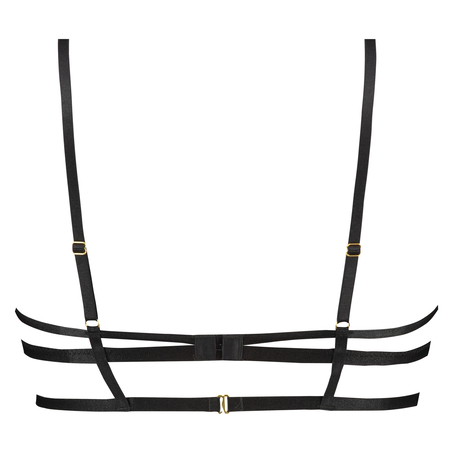 Bella Triangle Bralette, Black