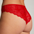 Invisible Lace Back Brazilian, Red
