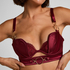 Marjolein Padded Underwired Longline Bra, Red