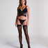 Coco Fishnet Stay-ups, Black
