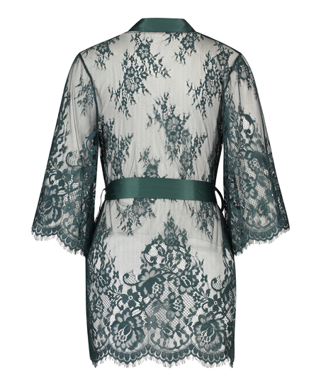 Isabelle Lace Kimono, Green