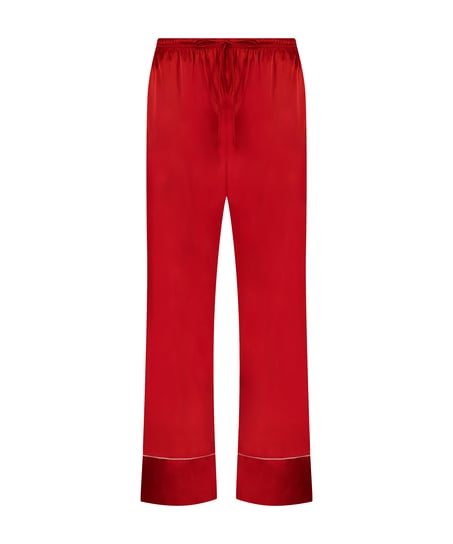 Satin Trousers, Red
