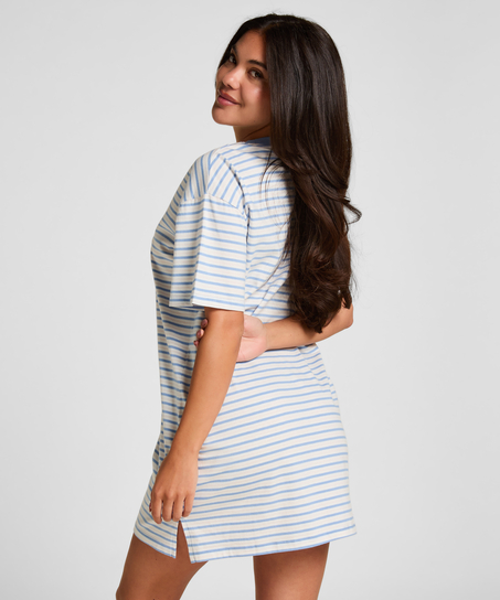 Roundneck Nightshirt, Blue