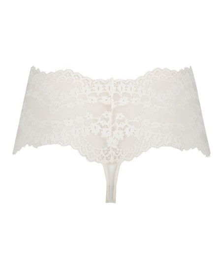 Daisy thong boxers, White
