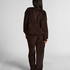 Longsleeved Top Fluffy Fleece., Brown